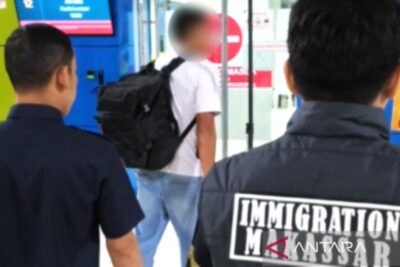 WNA terduga pembunuh penyu ditangkap Imigrasi Makassar