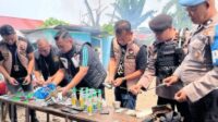 Polisi amankan satu pucuk senjata api saat gerebek sarang narkoba
