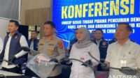 Polres Cimahi tangkap enam tersangka pencurian kabel sinyal Whoosh